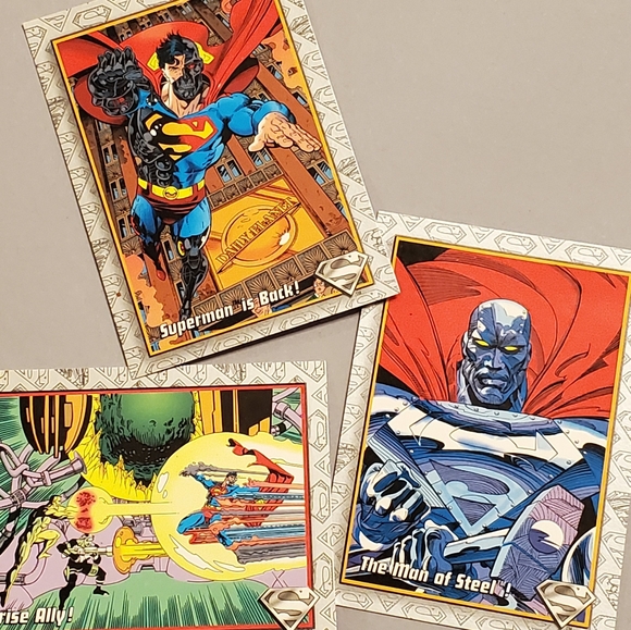 Vintage Superhero Collectible Trading Cards